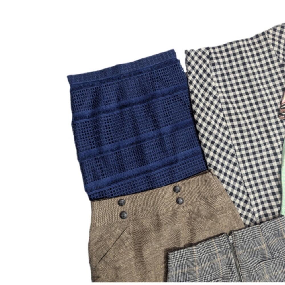7pc Skirt Bundle Size XS 0 2 Pencil Office Siren J Crew Etcetera Polly Hutch - Picture 3 of 7